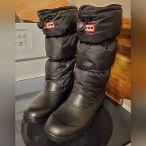 Hunter waterproof insulated snow boots